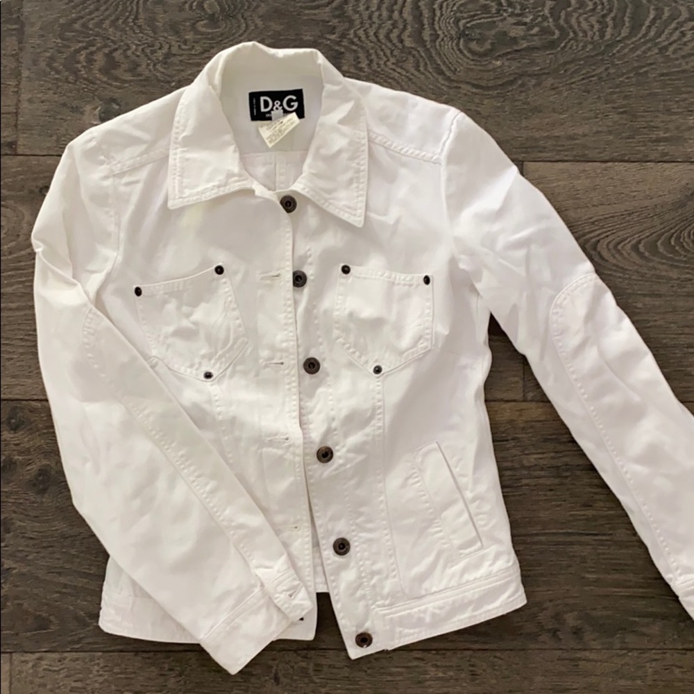 D&G White denim jacket